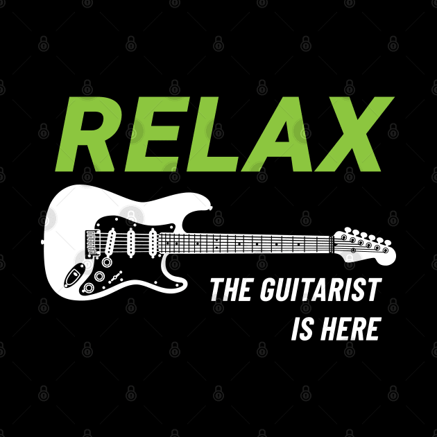 Relax The Guitarist Is Here S-Style Electric Dark Theme by nightsworthy