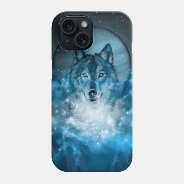 wolf Phone Case by BekimART