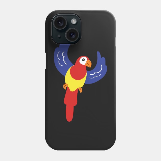 Macaw Parrot Phone Case by dinokate