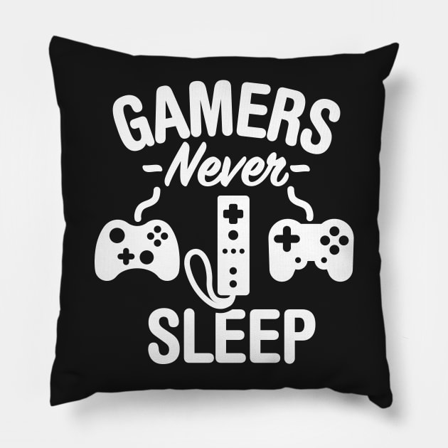 Gamers never sleep, we restart Pillow by LaundryFactory