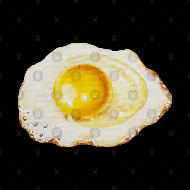 Fried Egg Painting - Sunny Side Up! by EmilyBickell