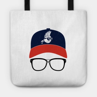 Ricky Vaughn Major League - vintage glasses and hat Tote