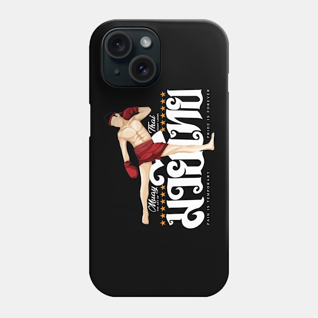 Muay Thai The Art of Eight Limbs Phone Case by KewaleeTee