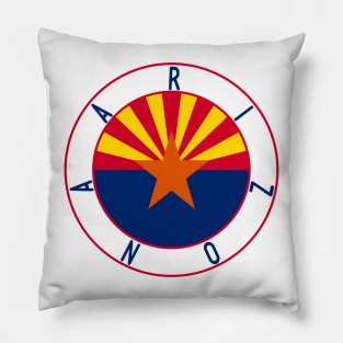 Arizona Flag Decal Pillow