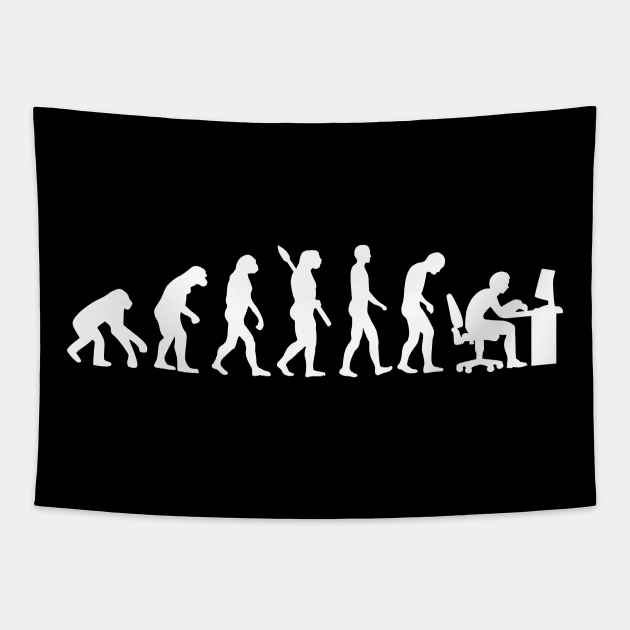 Evolution computer Tapestry by Designzz