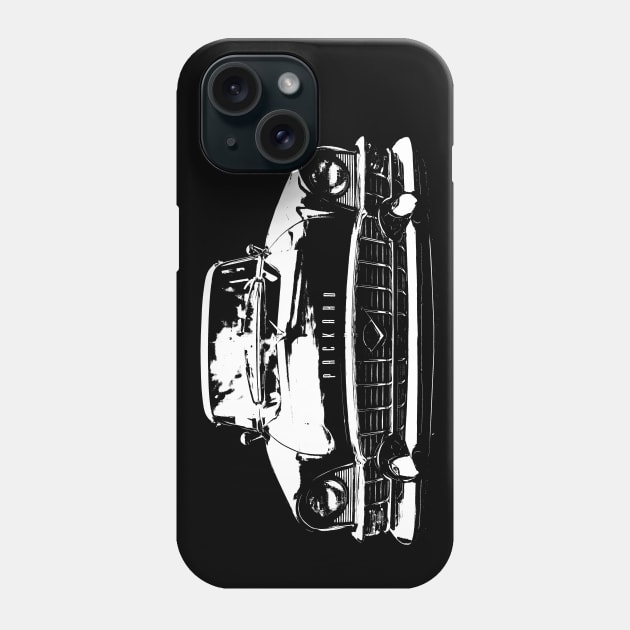 Packard Patrician 1950s American classic car monoblock white Phone Case by soitwouldseem