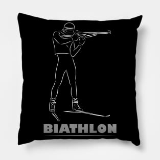 Biathlon Sport Sport Winter Sports Men Pillow