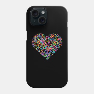 dot day heart Phone Case