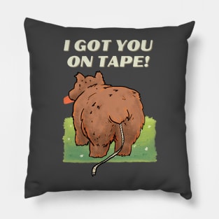 got you on tape... worm Pillow