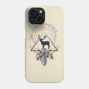 Deer Boho Abstract 2 Phone Case