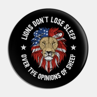 inspirational quote " lions not sheep " Pin