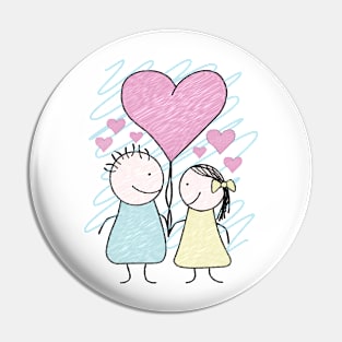 I Love You! Pin