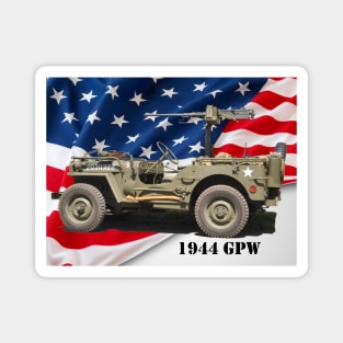 1944 GPW w/American flag Magnet