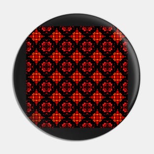 Ominous Red Kaleidoscope pattern (Seamless) 40 Pin