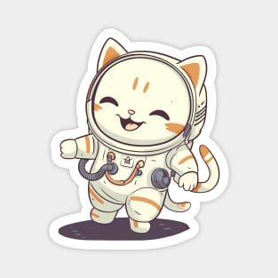 Happy Space Kitty Magnet