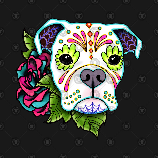 sugar skull dog sugar skull dog