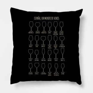 Spain, a World of Wines Pillow