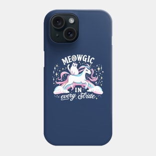 meowgic in every stride Phone Case