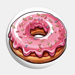 Pink donut Pin