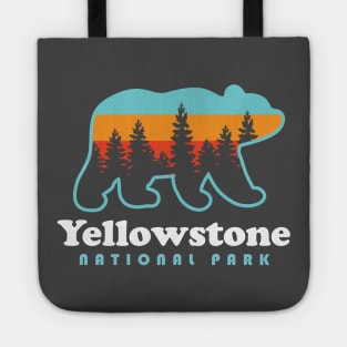 Yellowstone National Park Bear Retro Tote