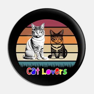 cat lover Pin