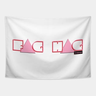 Fag Hag Reclaimed - Pink Triangle Tapestry