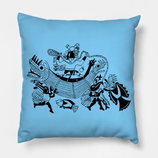 Weird things happen at sea Pillow