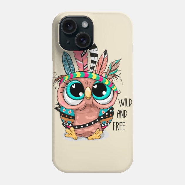 Cute Owl Phone Case by Reginast777