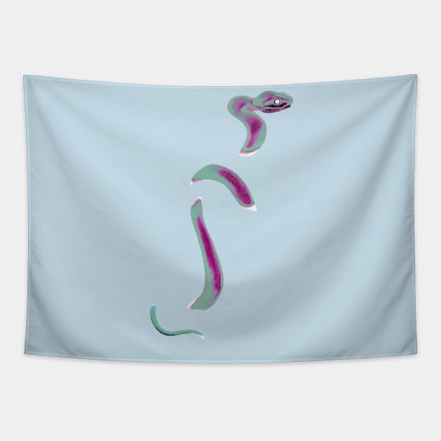 snek 7 Tapestry by Art by Lex