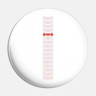 Angry òwò red Pin