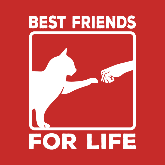 Best Friends for Life - A purr-fect gift for a cat loving friend ! by UmagineArts