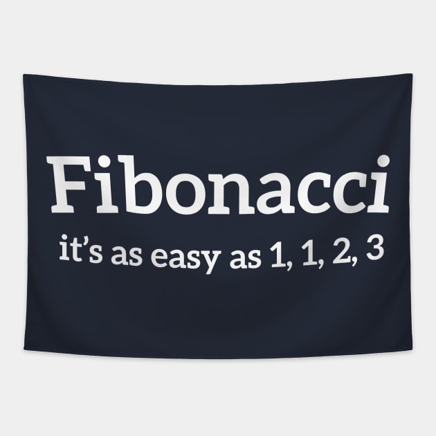 Fibonacci Funny Quote Tapestry by RedYolk