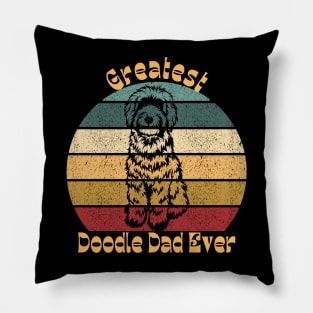 Greatest Doodle Dad Pillow