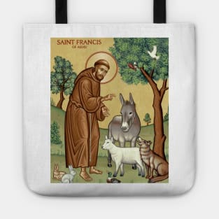 St. Francis of Assisi - Patron Saint of Animals Tote