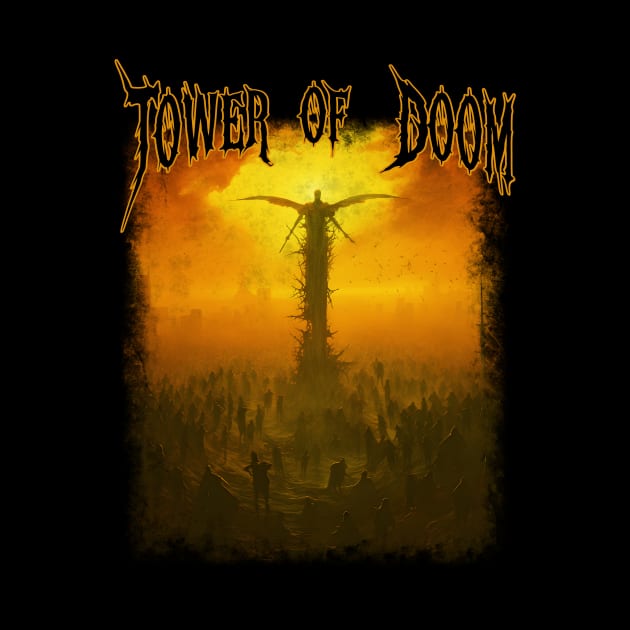 Death Metal Heavy Rock - Doom by Tip Top Tee's