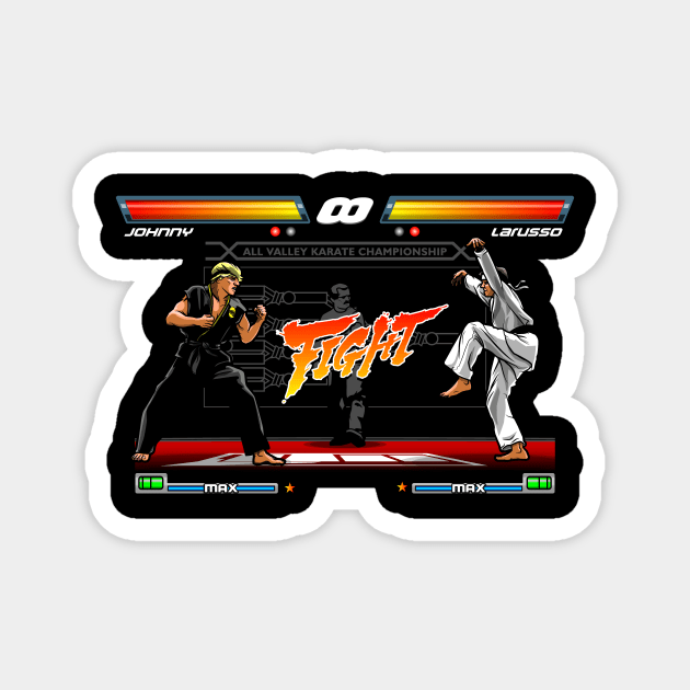 Karate Fighter Magnet by CoDDesigns