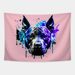 Pit Bull Terrier Photo Mural Print Artwork Tapestry