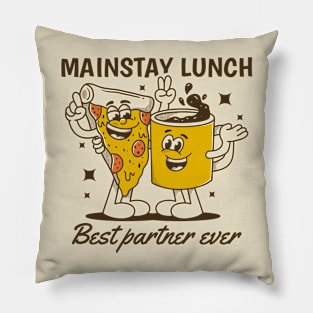 Mainstay lunch, pizza and coffee Pillow