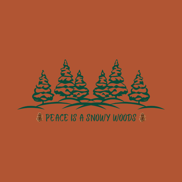 Peace is a Snowy Woods by NatureDzines