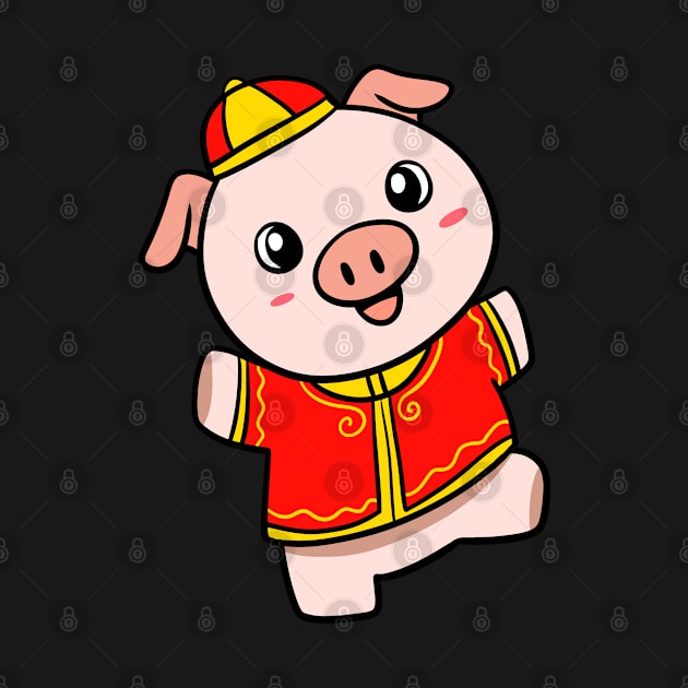 New Years Pig by WildSloths