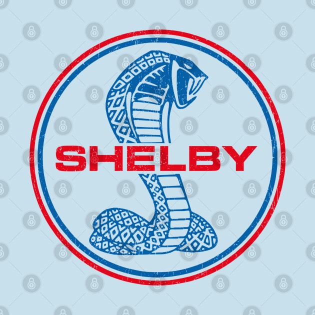 shelby cobra logo mustang by small alley co