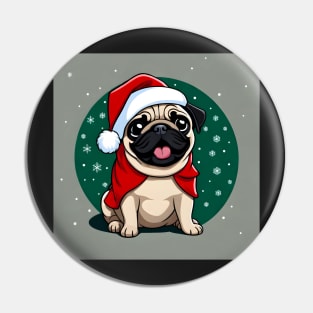 Xmas Pug Pin