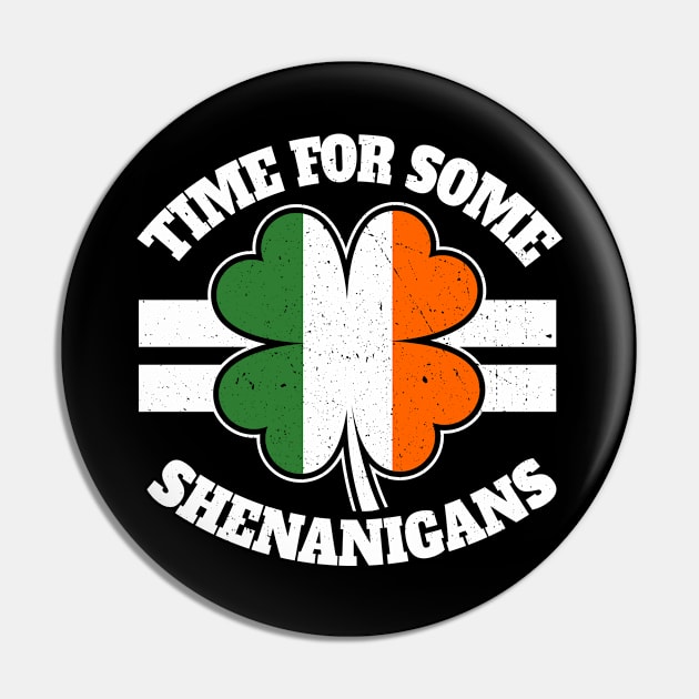 St Patricks Day Shenanigans Shamrock Time for Shenanigans Pin by 2blackcherries