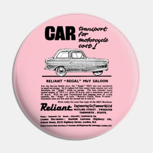 RELIANT REGAL MK V - advert Pin