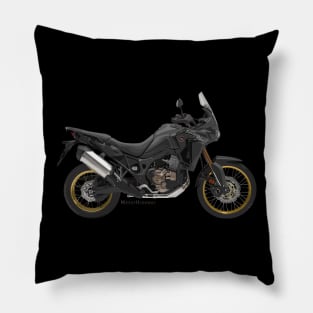 Honda Africa Twin 19 black, s Pillow