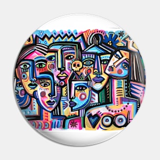 Faces Pin