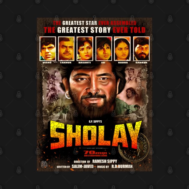 Sholay by SAN ART STUDIO 