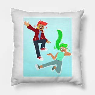 Fan and Test Tube (Inanimate Insanity) Pillow