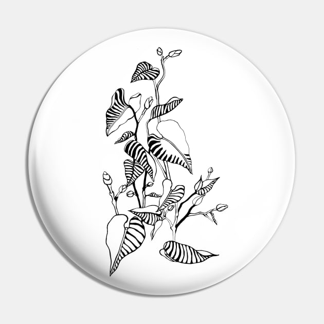Botanical Plant Pin by Mplanet