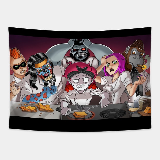 Cuntstream Kitchen Tapestry by Schmeckle